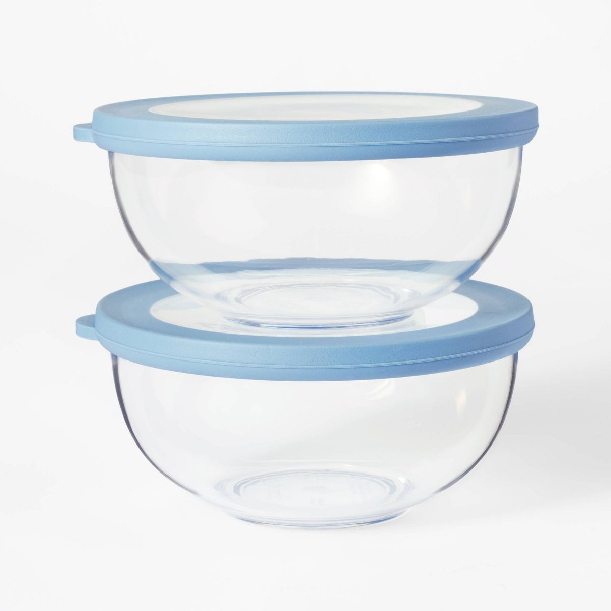 1qt 2pk Tritan Plastic Food Storage Bowls with Lids - Figmint™ | Target