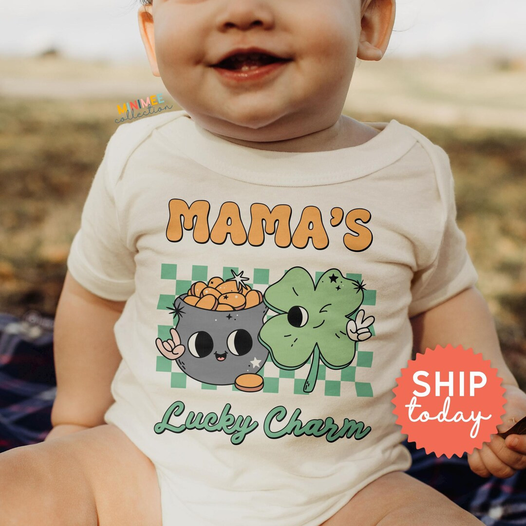 St. Patrick's Day Baby Onesies® Brand, Lucky Charm Baby Outfit, Irish Baby Clothes, Green Shamro... | Etsy (US)