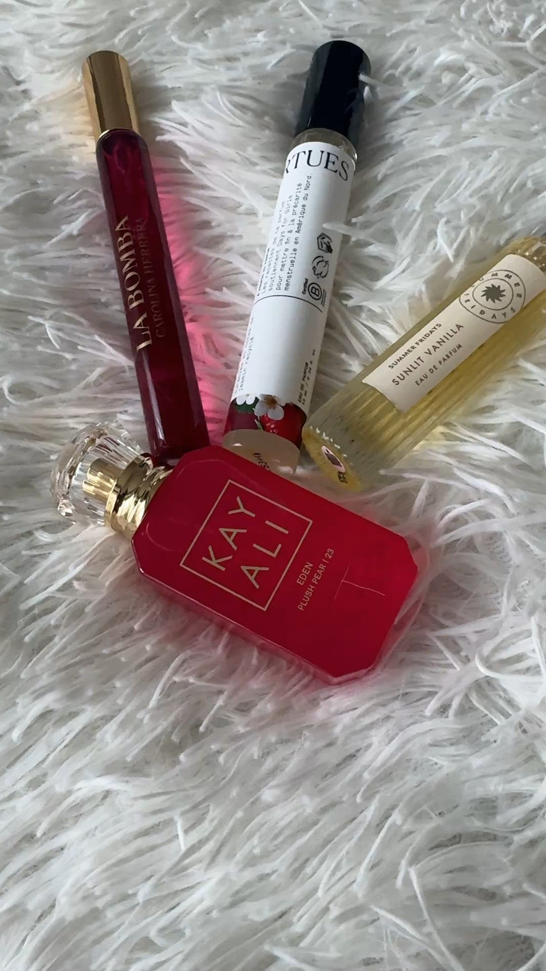 These are my must have scents for spring. Perfect for festival season and more.

Spring scents, scent layering, fragrance, perfume, spring perfume, spring fragrance, new fragrance, new perfume, kayali perfume, kayali, 7 virtues perfume, Carolina Herrera perfumee

#LTKWorkwear #LTKFestival #LTKBeauty