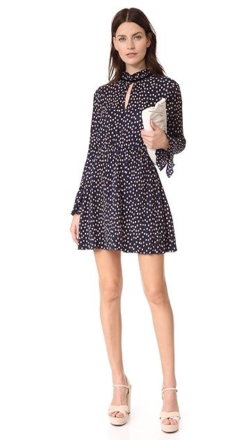 Atlanta Polka Dot Long Sleeve Dress | Shopbop