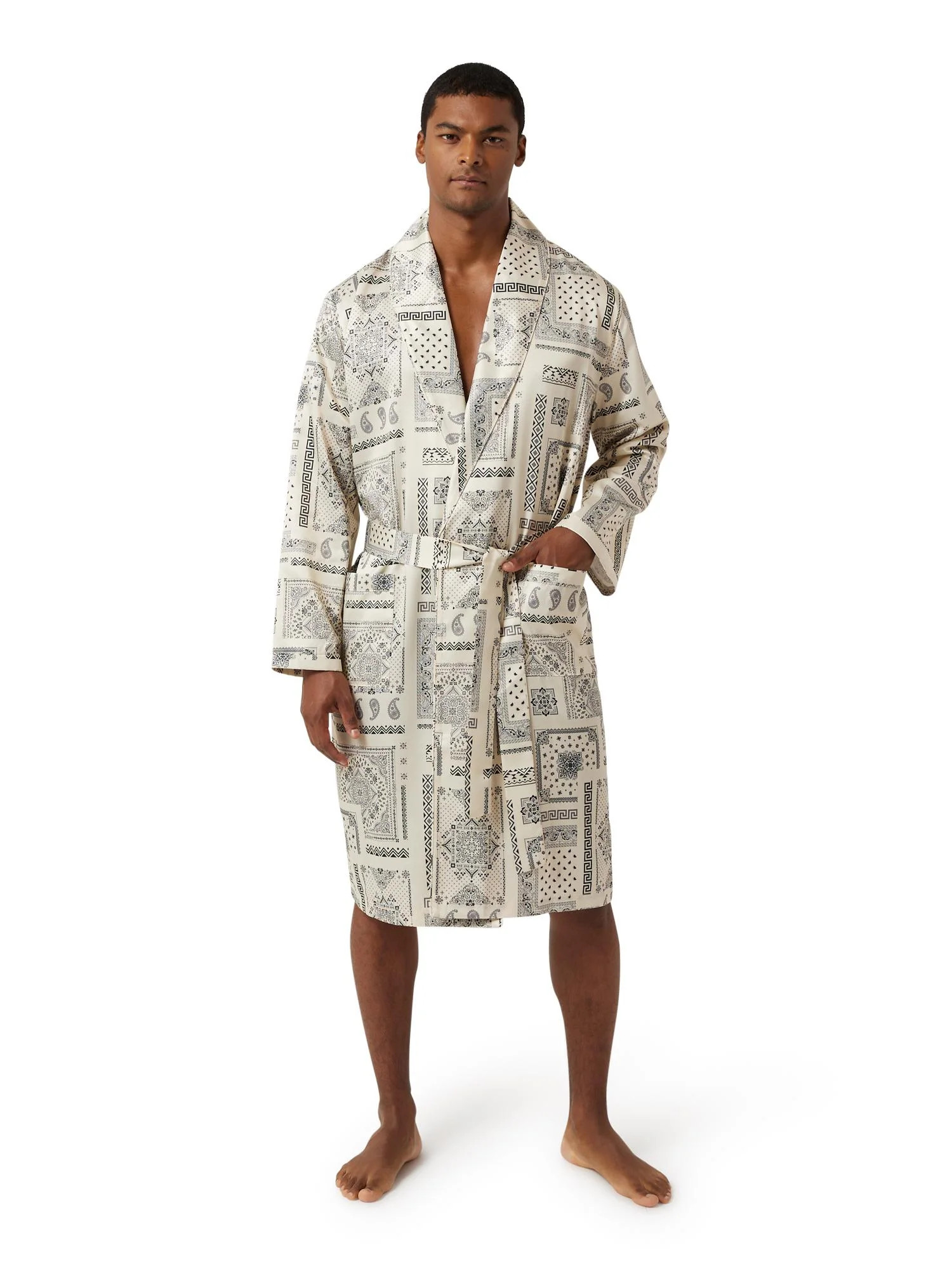 Dogg Supply by Snoop Dogg Mens Poly Satin Robe | Walmart (US)