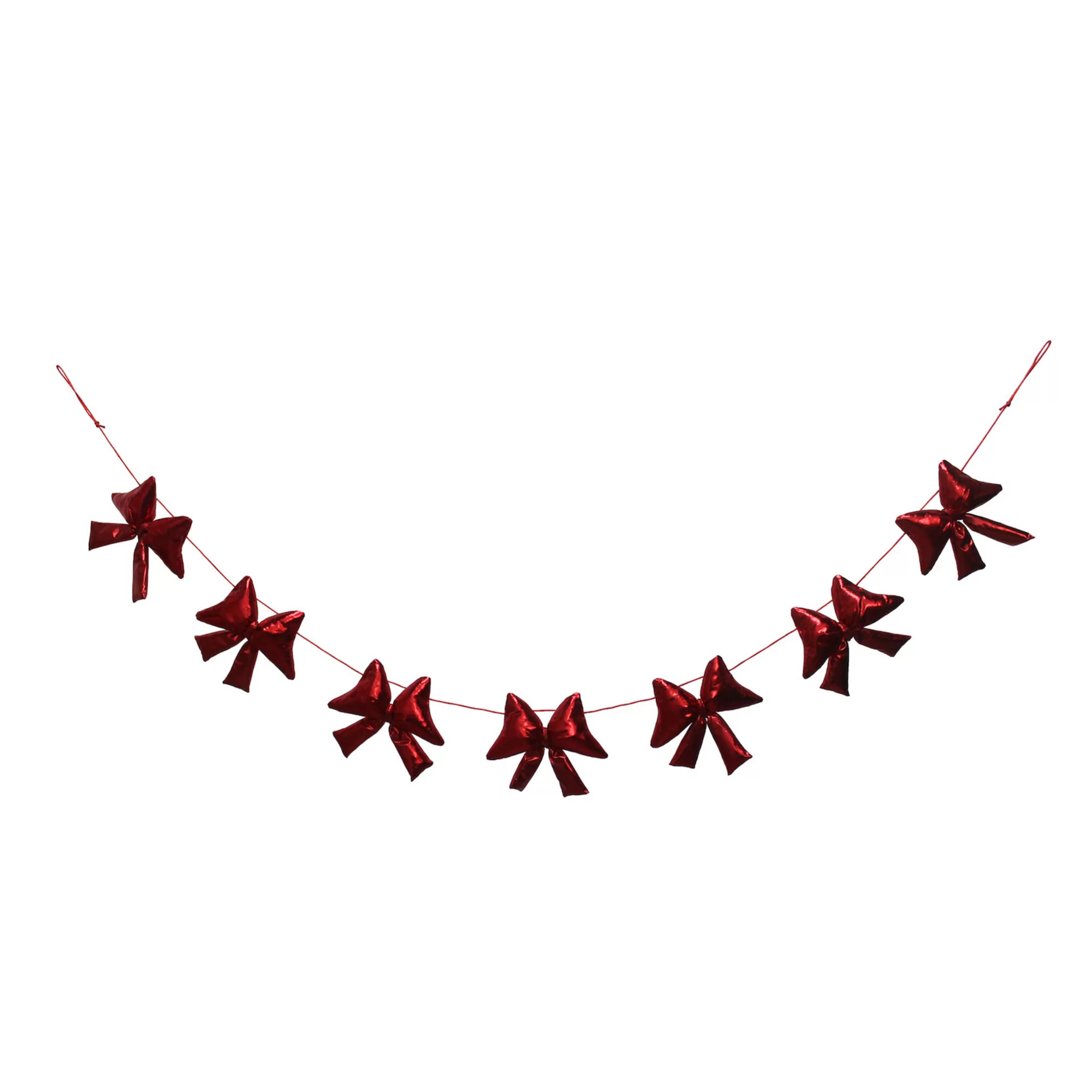 St. Nicholas Square® Red Bow Garland | Kohl's