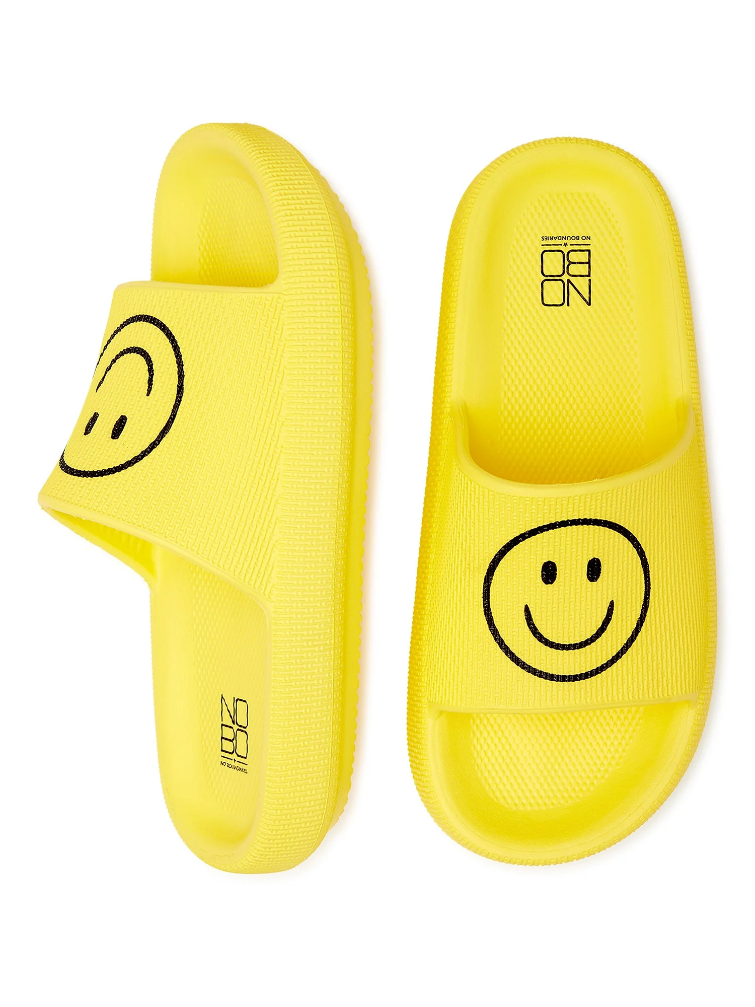 No Boundaries Womens Emoji Comfort Slide | Walmart (US)