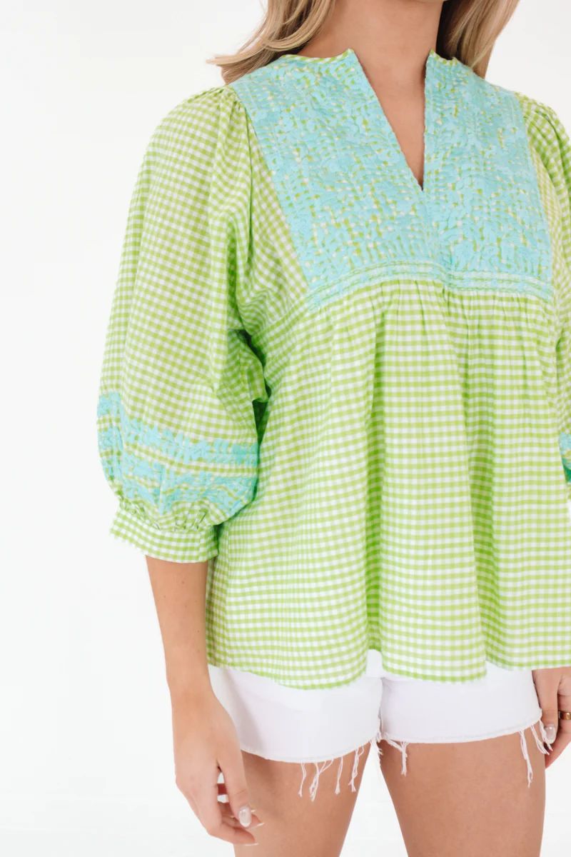 The Cooper Top - Green | The Impeccable Pig