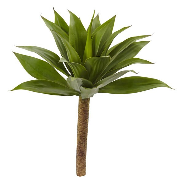 32-inch Agave Plant w/Stem - Green | Bed Bath & Beyond