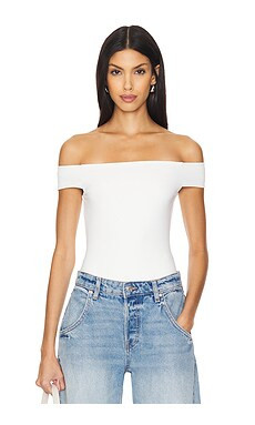 Free People x REVOLVE Off To The Races Bodysuit in Ivory from Revolve.com | Revolve Clothing (Global)
