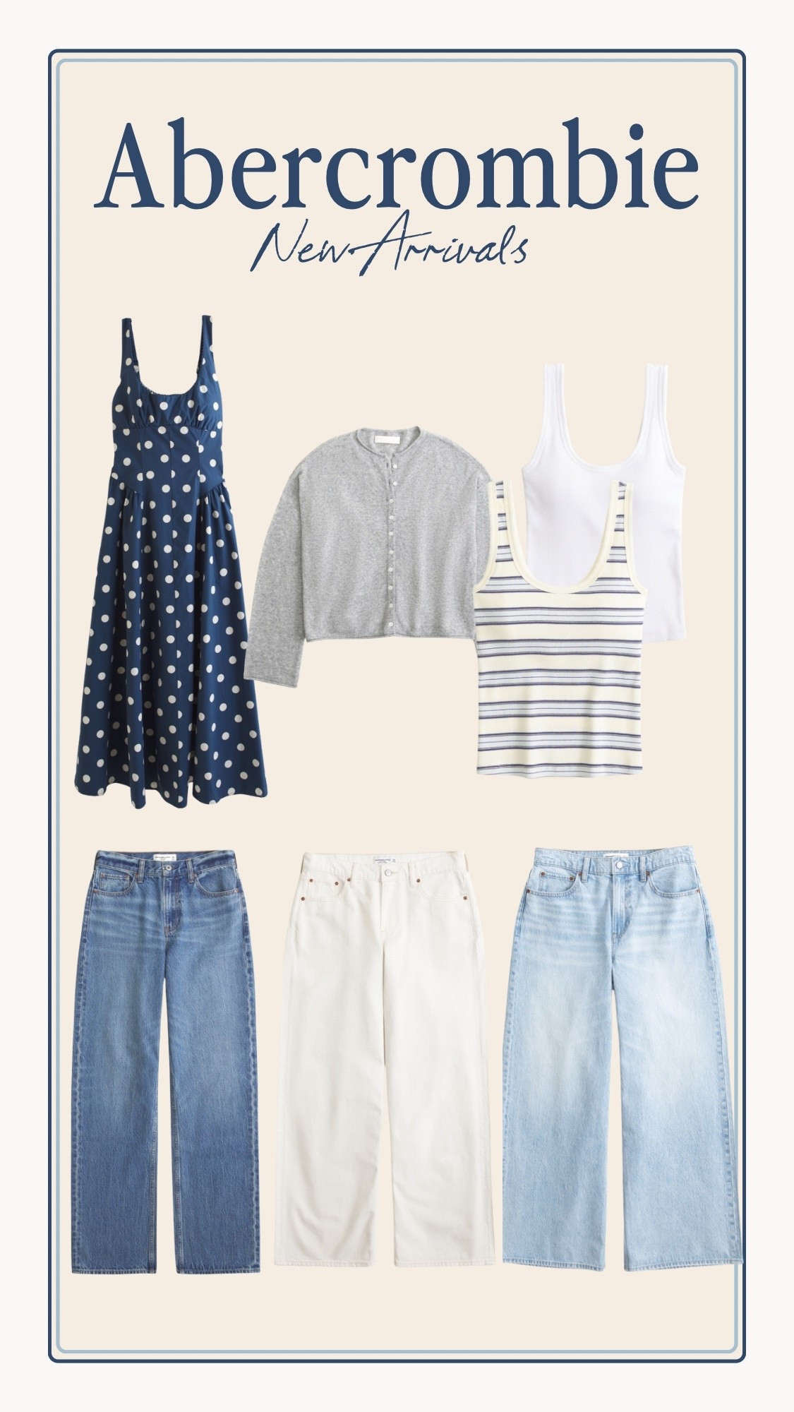 Abercrombie new arrivals on sale! 15% off stackable code DENIMAF

#LTKSaleAlert