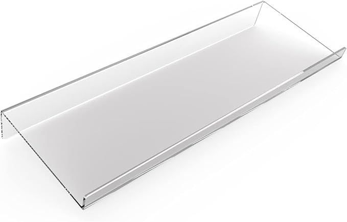 Computer Keyboard Stand-Clear Acrylic Keyboard Tray with Rubber mat,Acrylic PC Keyboard Holder Ti... | Amazon (US)