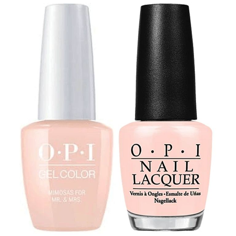 OPI Nail GelColor + Matching Polish Combo 2ct - Mimosa For Mr & Mrs GC R41 | Walmart (US)
