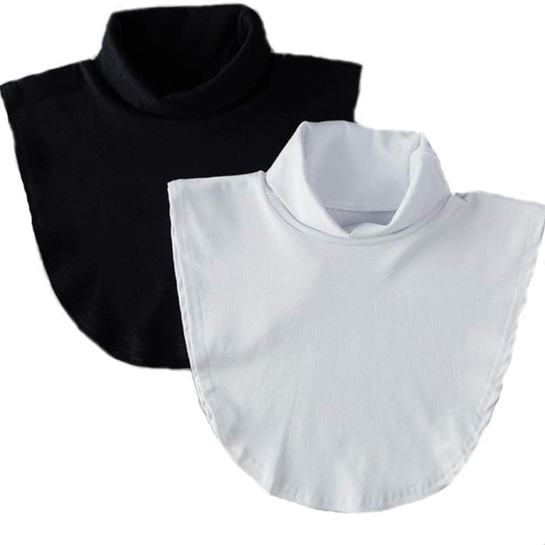 Men Women Girls Causal Cotton Collar Neck False Turtleneck Half Top Faux Fake Collar | Amazon (DE)