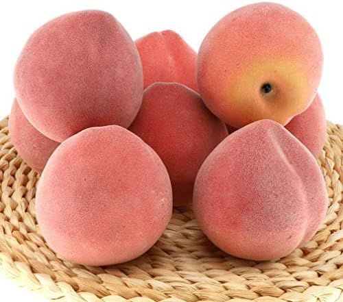 Gresorth 6pcs Artificial Peach Fake Fruit Decoration Lifelike Food Toy Realistic Home Party Decor... | Amazon (US)