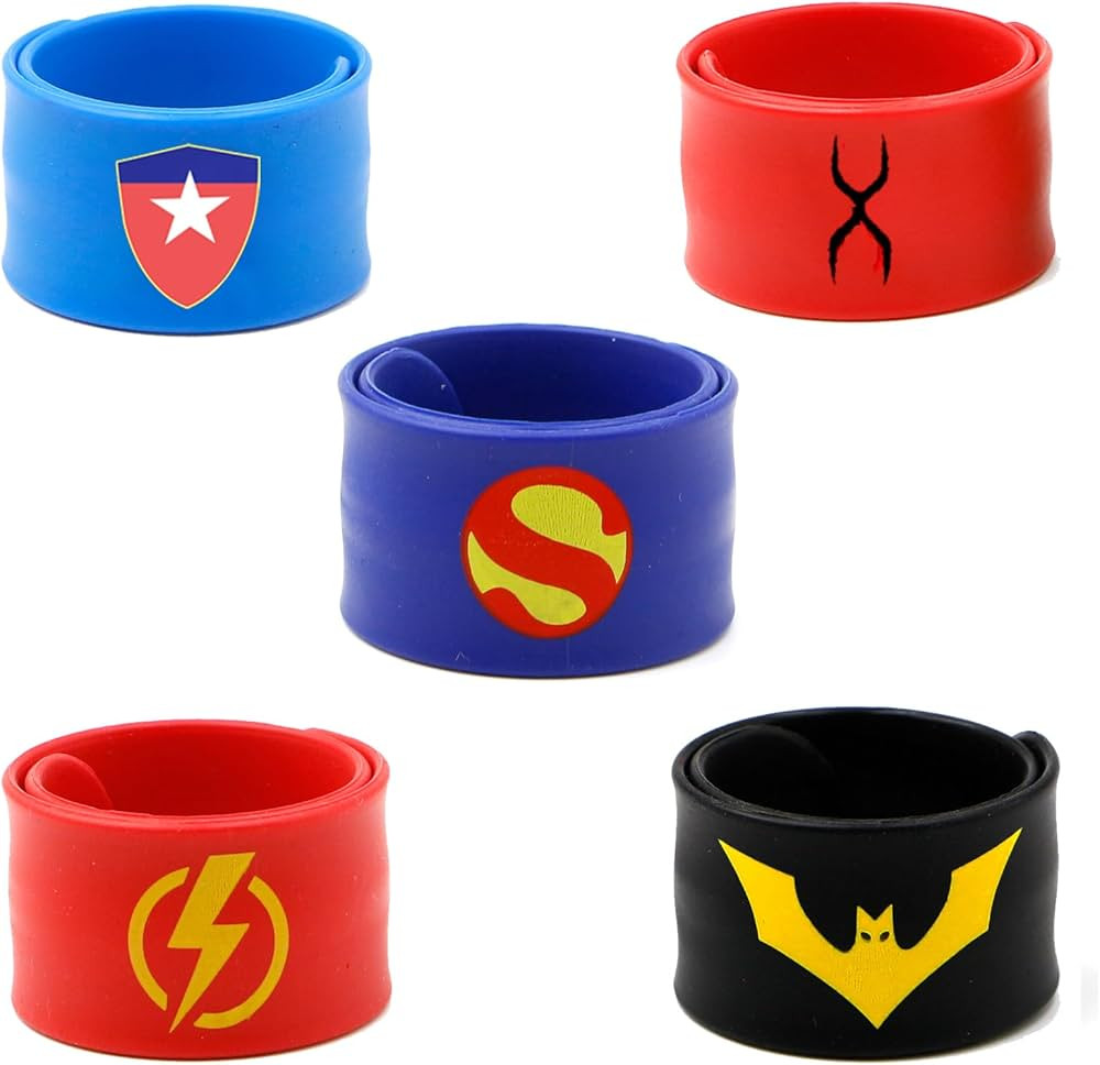 Slap Bracelets for Kids Party Supplies Favors Boy's Wristband Accessories Wrist Strap Gift Suppli... | Amazon (US)