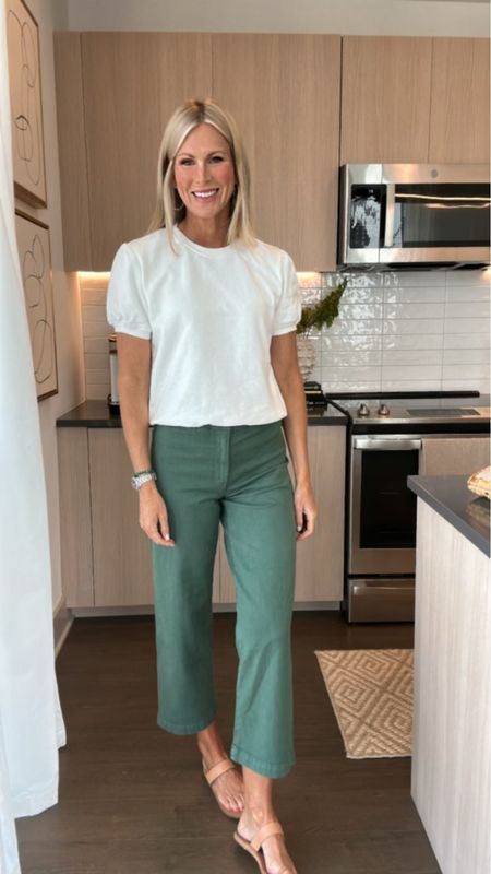 Summer outfit - outfit inspo - green pants 

#LTKSeasonal #LTKStyleTip