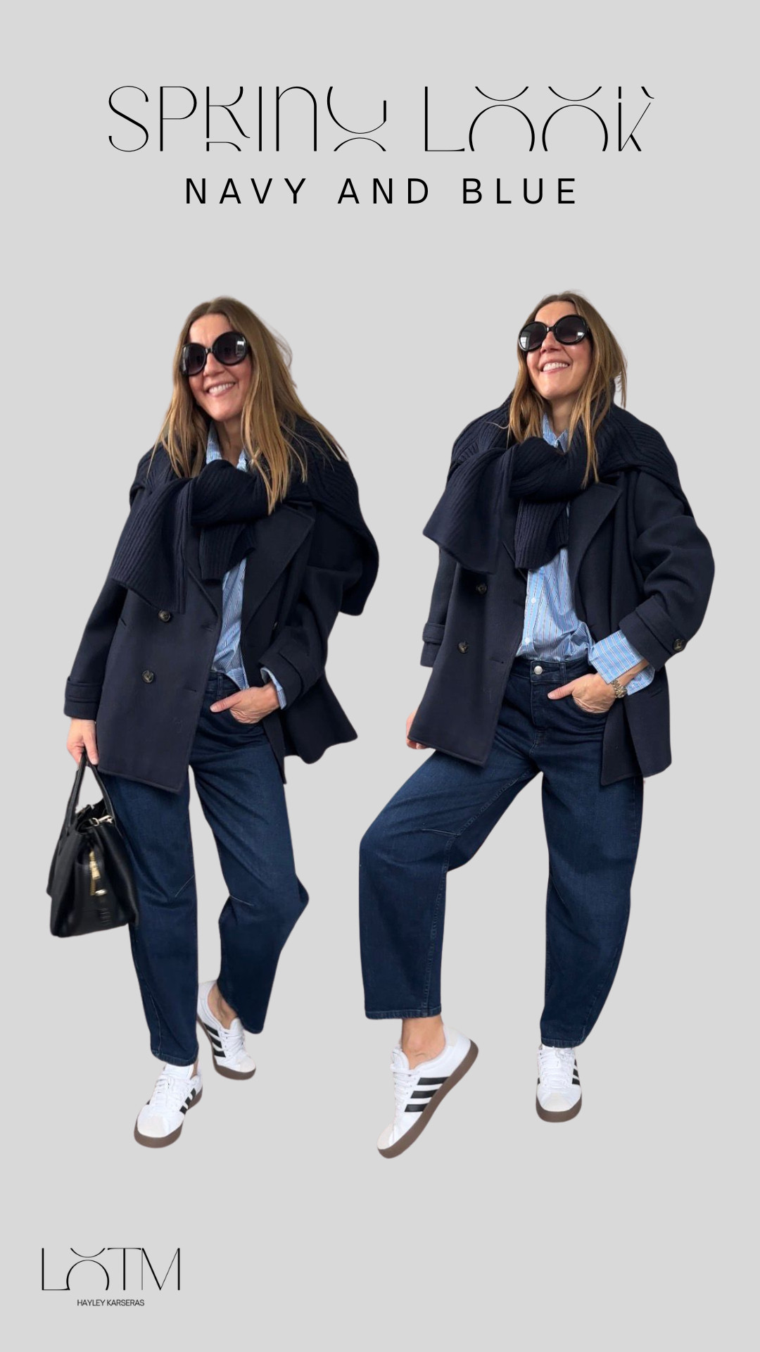 Navy and blue look so good together! I love how the bright shirt stands out from the rest of the outfit. The perfect bright spring look. 
Global shipping available xx 

 #LTKFashionMonth #LTKspring #LTKstyletip