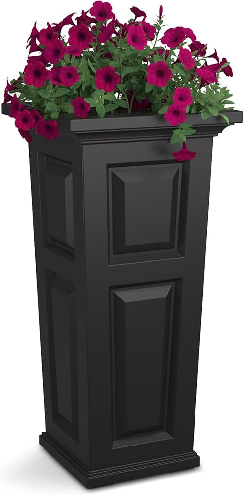 Mayne Nantucket 32-Inch Tall Planter – Self-Watering, Weather-Resistant Planter for Flowers –... | Amazon (US)