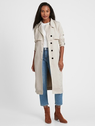 TENCEL™ Trench Coat | Banana Republic (US)