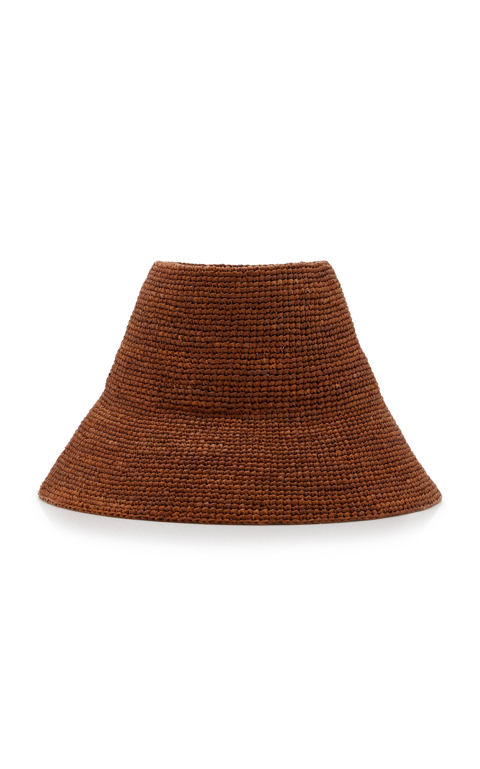 Janessa Leone - Women's Felix Raffia Bucket Hat - Brown - S - Moda Operandi | Moda Operandi (Global)