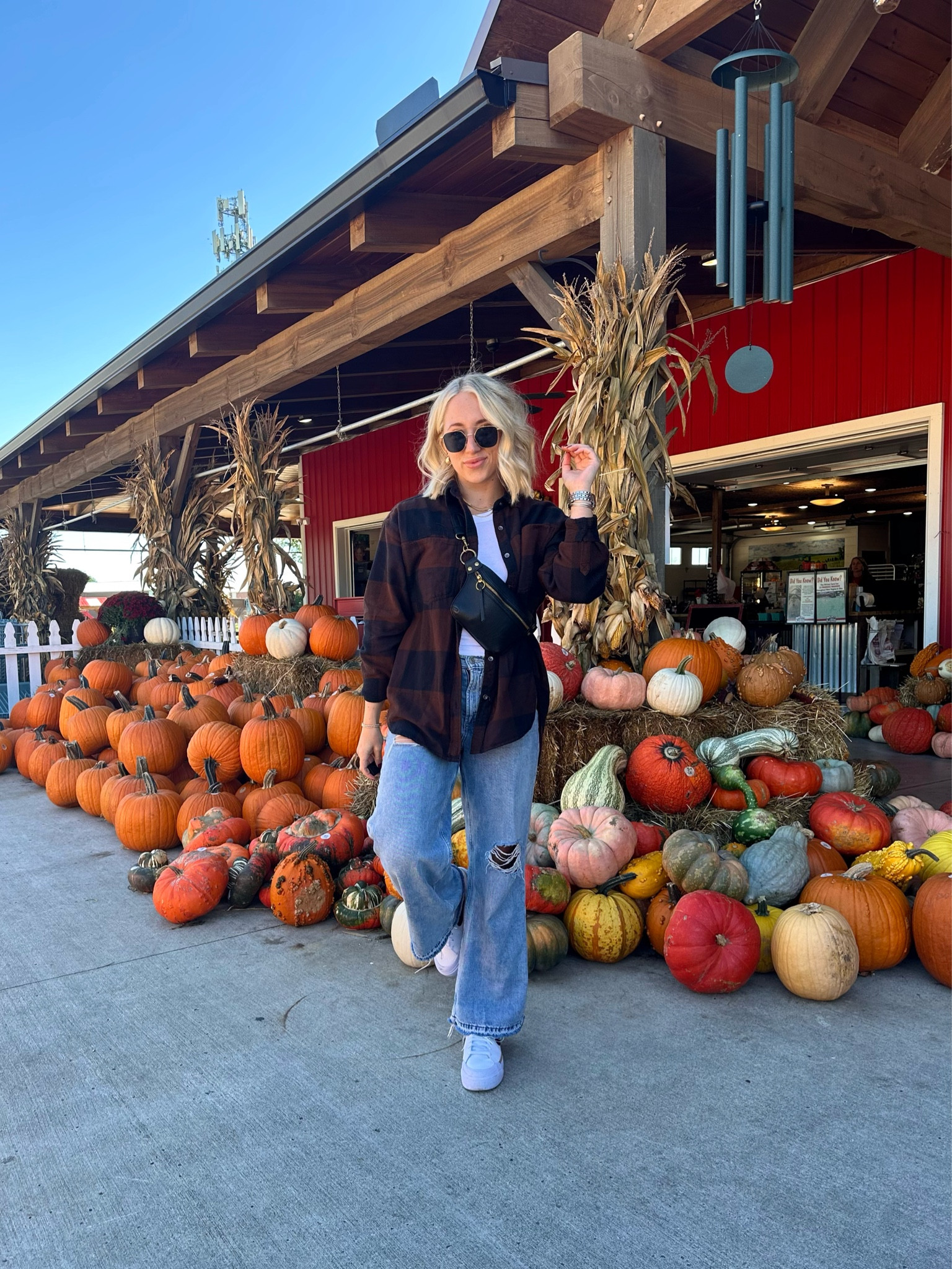 Flannel season, @aeries selection is too good rn 🧸🤎 & my favorite @gap jeans are on sale for $40 bucks go snag then! 

#LTKSeasonal #LTKStyleTip #LTKFindsUnder50