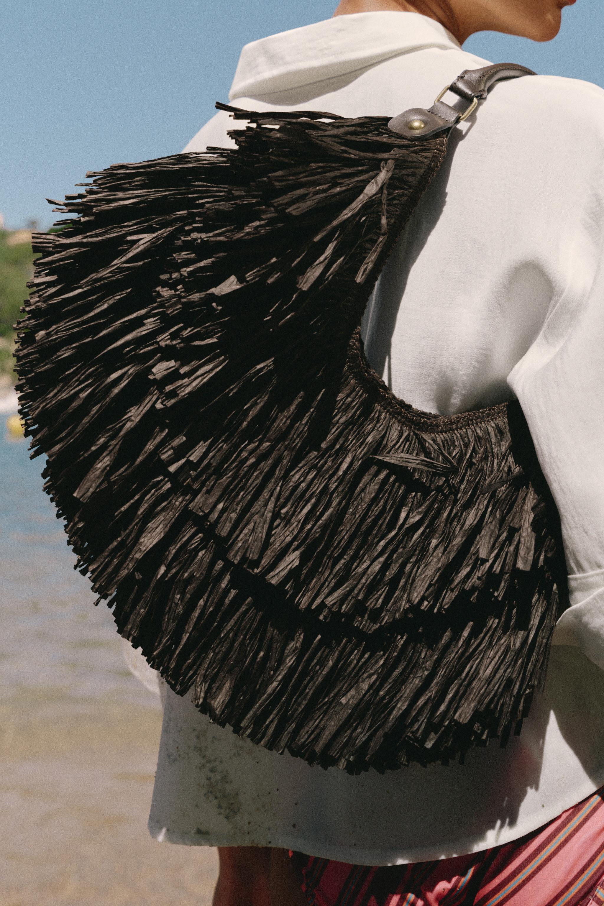 FRINGED TOTE BAG | Zara UK