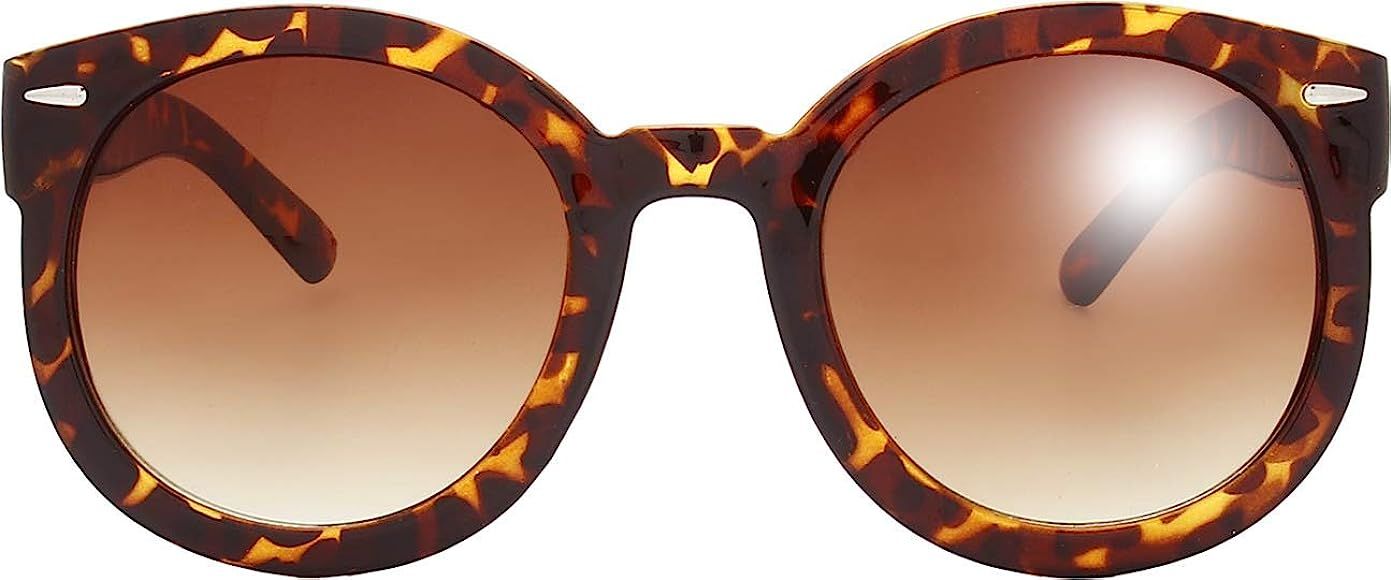 Women's Designer Inspired Oversized Round Circle Sunglasses Retro Fashion Style | Amazon (US)