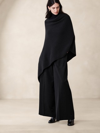 Perle Cashmere Poncho | Banana Republic (US)