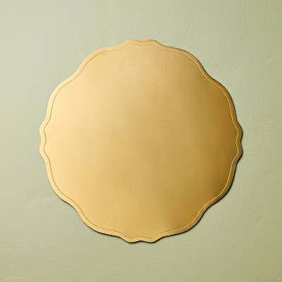 13" Novelty Charger Gold - Hearth & Hand™ with Magnolia | Target