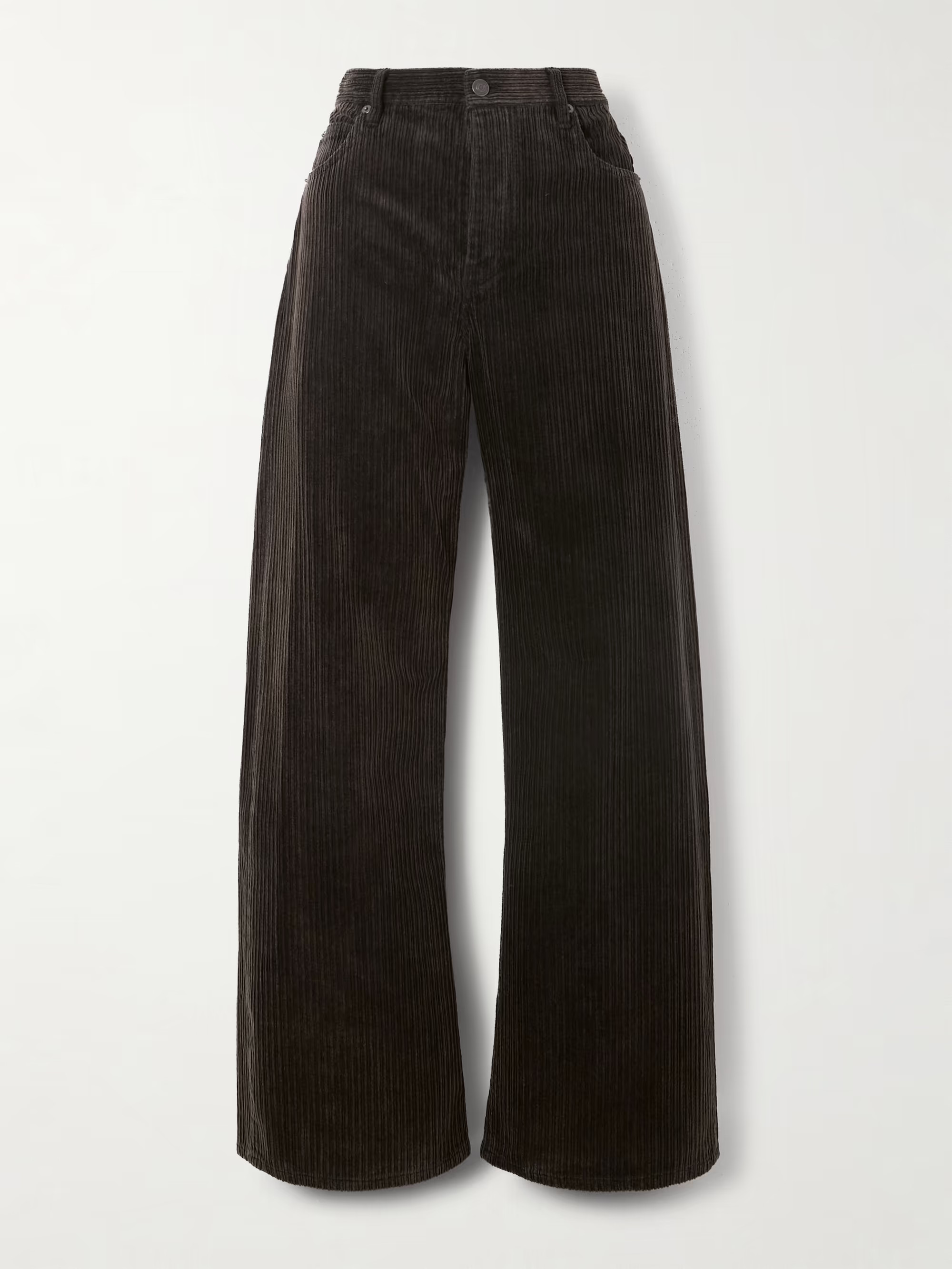 Cotton-blend corduroy wide-leg pants | NET-A-PORTER (UK & EU)