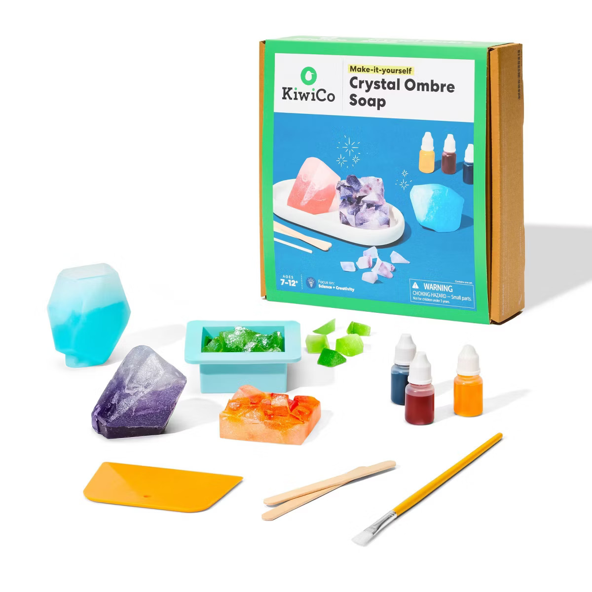KiwiCo Crystal Ombre Soapmaking: DIY Craft Activity Kit with Decorative Accessories | Target