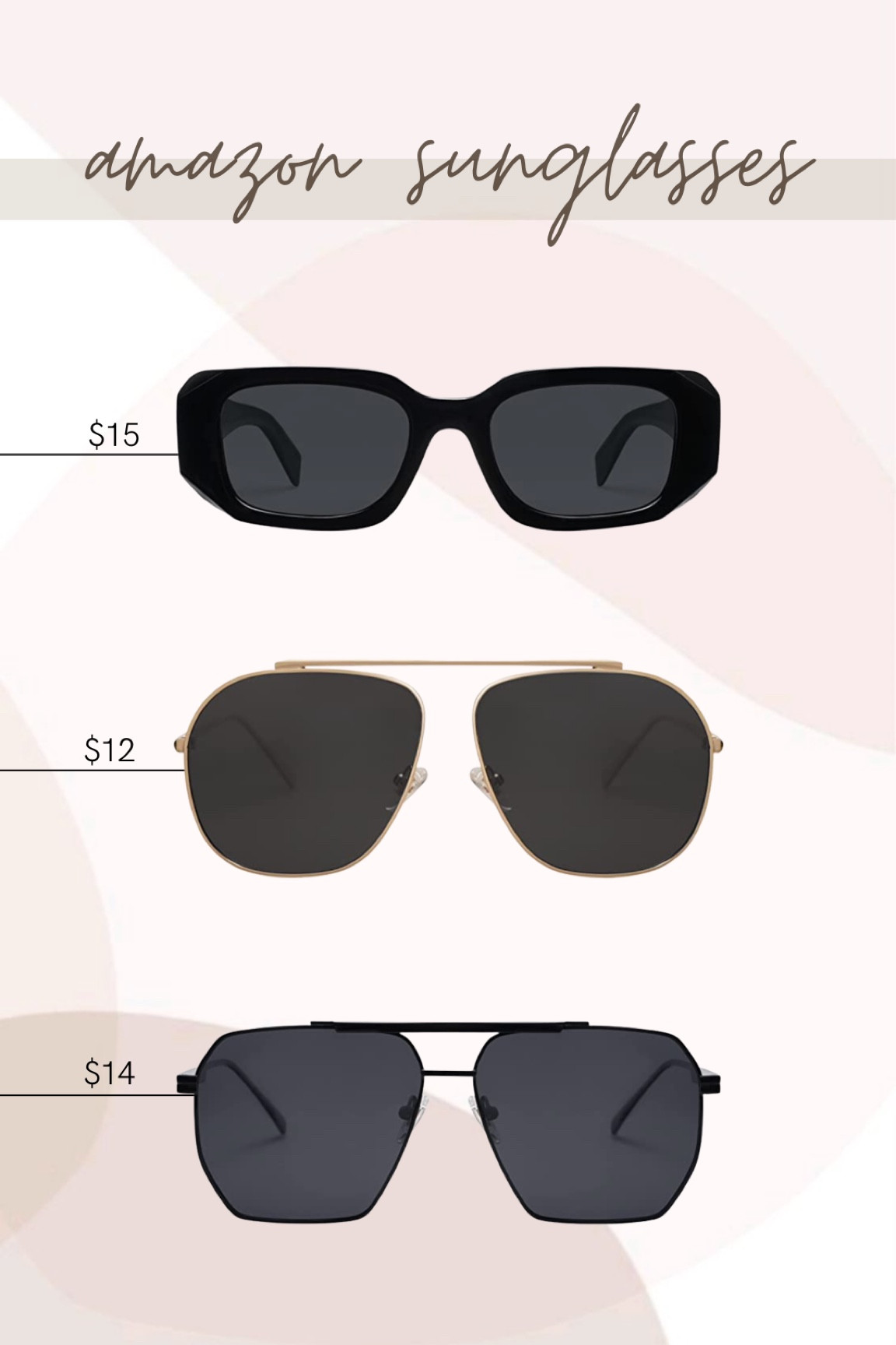Amazon sunglasses. Affordable sunglasses. Amazon find. 

#LTKstyletip #LTKunder100 #LTKunder50