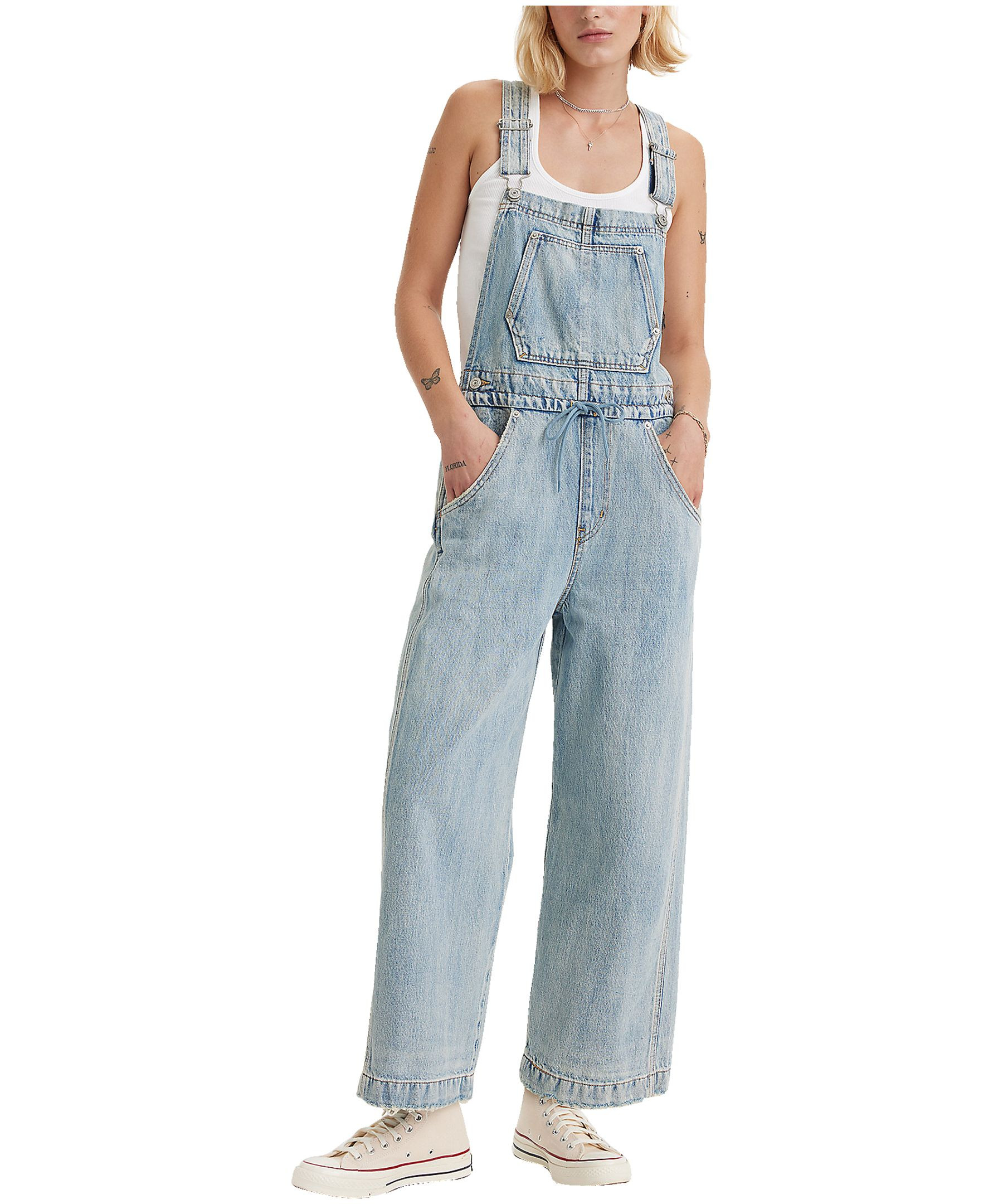 Levi's Women's Not In The Mood Straight Leg Overalls #A7458-0003 | Mark's - Lequipeur