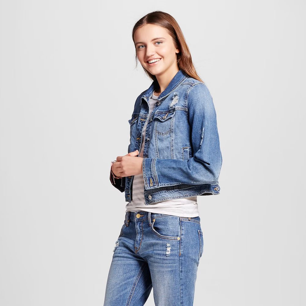 Women's Denim Jacket Medium Blue XS - Mossimo Supply Co. | Target