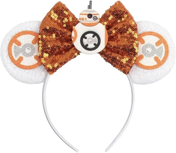CLGIFT Ears, Black Mouse Ears, Darth Vader, Mickey Ears (BB-8) | Amazon (US)