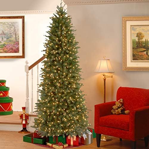 National Tree Company 'Feel Real' Pre-lit Artificial Christmas Tree | Includes Pre-strung White Ligh | Amazon (US)