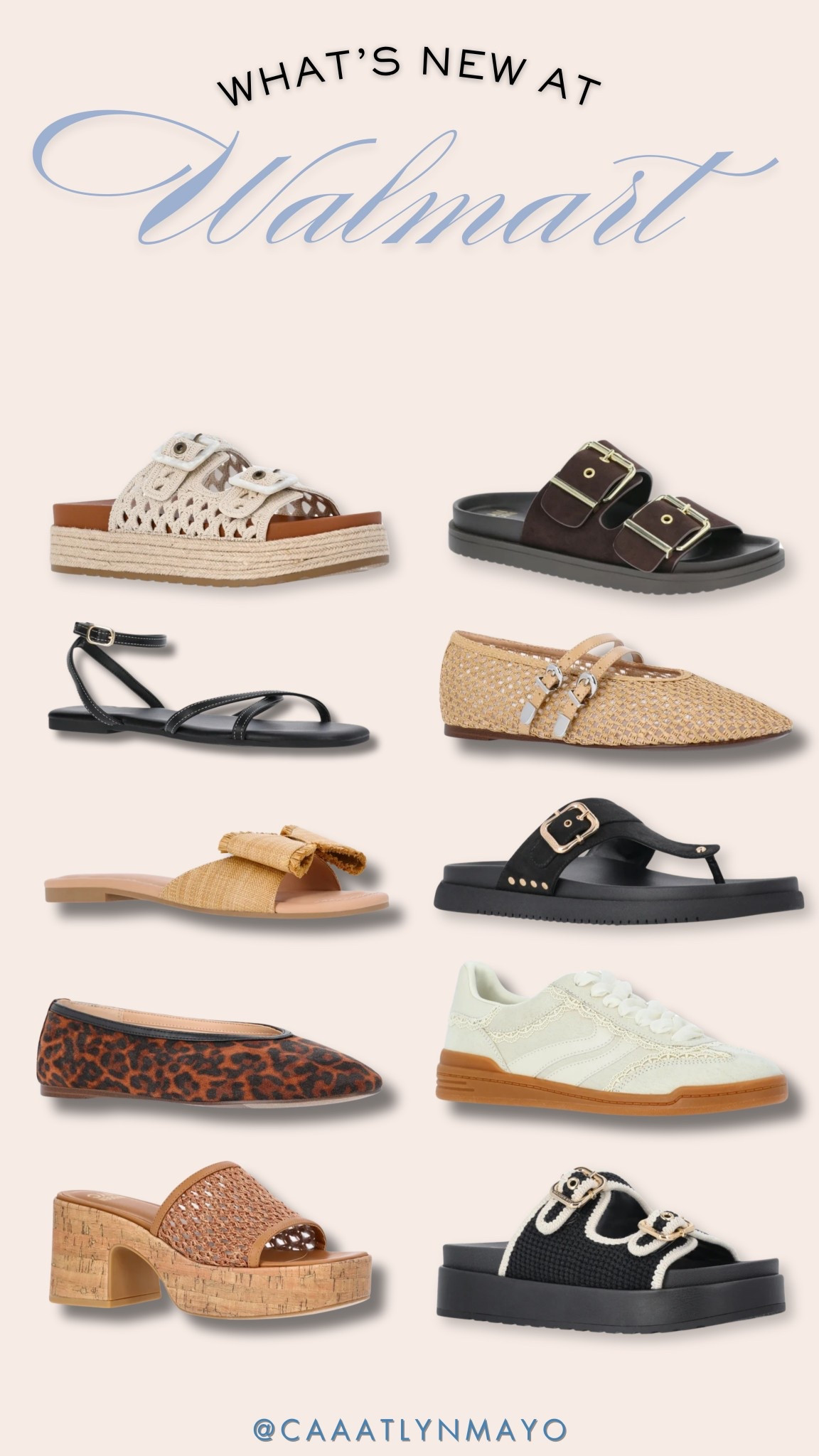 The cutest spring/summer shoe lineup at Walmart! #womens #fashion #trending #newarrivals

#LTKSeasonal #LTKgrwm