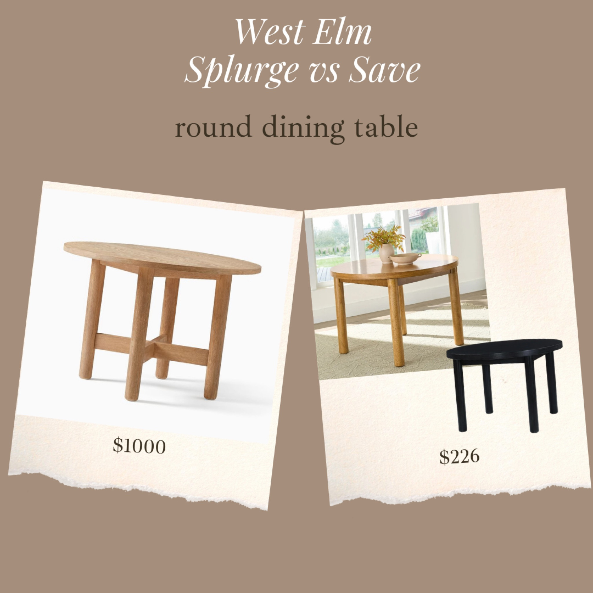 Walmart’s best priced & reviewed round dining table is back in stock in both colors!!!!!! The rounded legs remind me so much of the Hargrove collection from west elm 😍😍

#LTKSaleAlert #LTKStyleTip #LTKHome