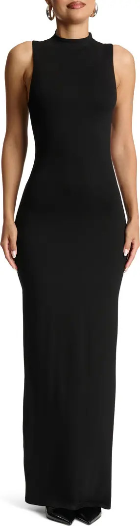 Mock Neck Sleeveless Maxi Dress | Nordstrom