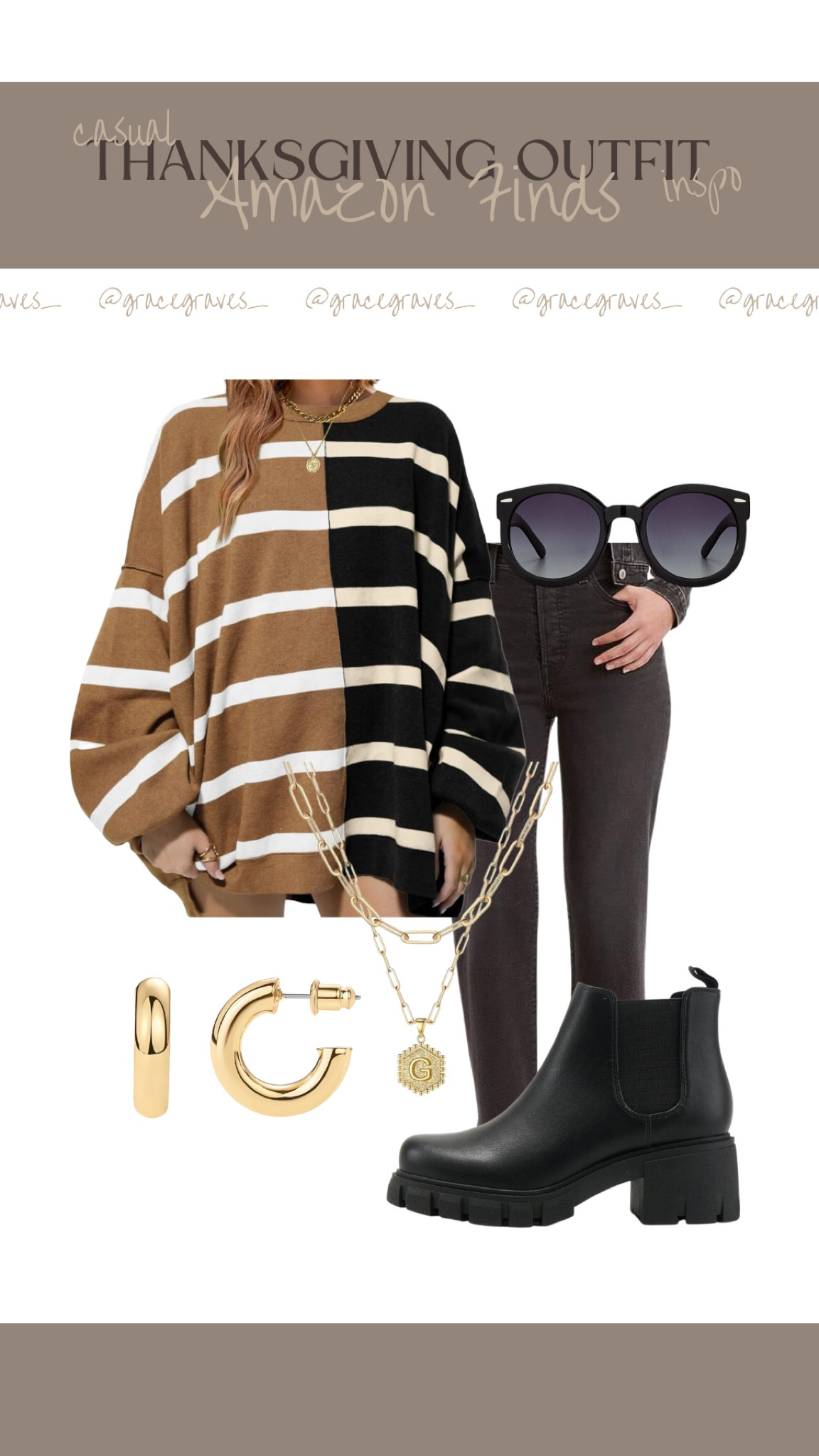A simple, casual, and affordable thanksgiving outfit idea— perfect for lounging around, cooking, watching football, eating or sitting by the fire AND cute enough for an Instagram picture  

#LTKparties #LTKSeasonal #LTKHoliday
