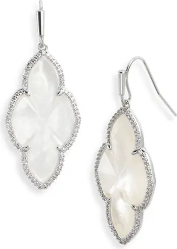 Kendra Scott Abbie Pavé Frame Drop Earrings | Nordstrom | Nordstrom