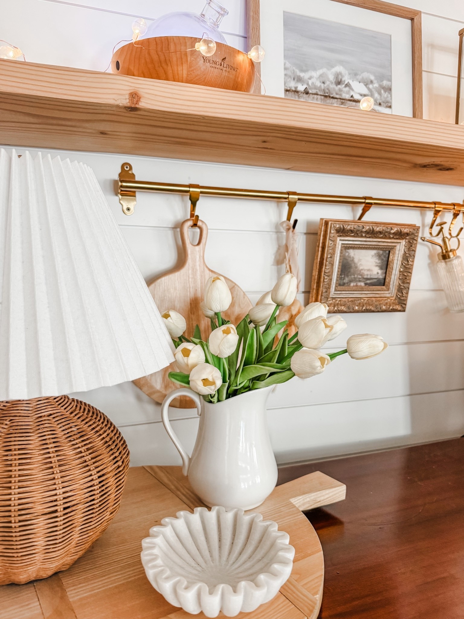 Wicker table lamp
Rattan table lamp
Room refresh
Ruffle marble bowl
Faux tulips
Artificial tulips
Kitchen decor
Spring refresh 

#LTKHome #LTKSeasonal