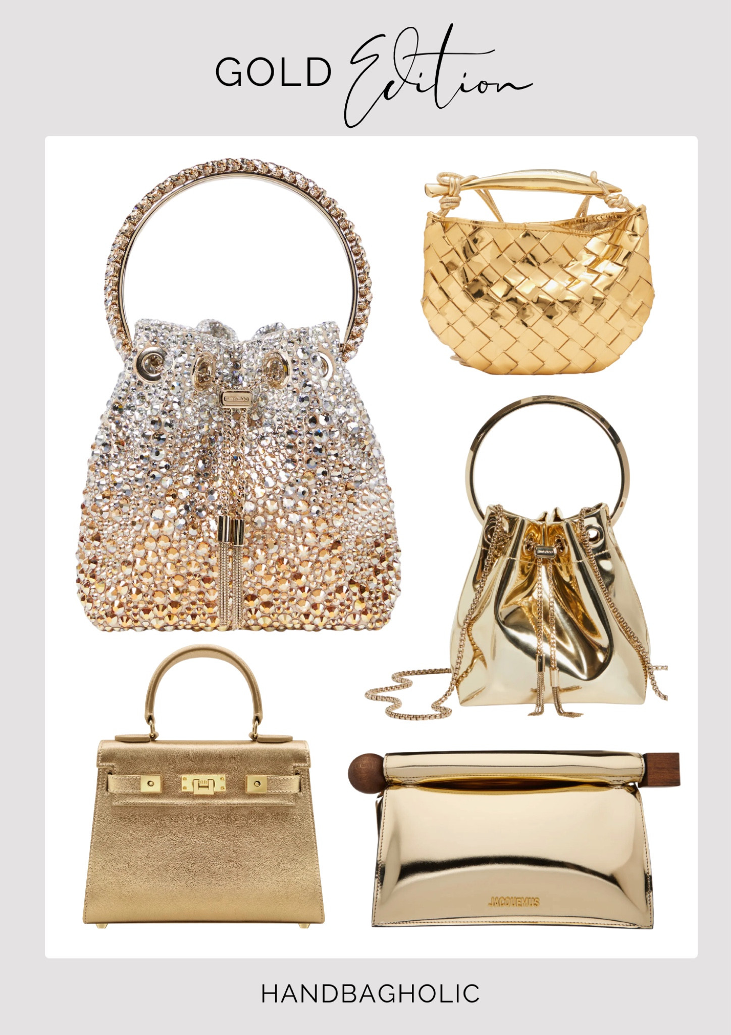 Add some glitz and glamour to your look with a show-stopping gold designer bag / luxury purse. Here are some of my favourites ✨ 

#goldbag #eveningbag #nyebag #specialoccasionbag #designerbag #jimmychoobag #designerpurse

#LTKItBag #LTKHoliday #LTKSeasonal