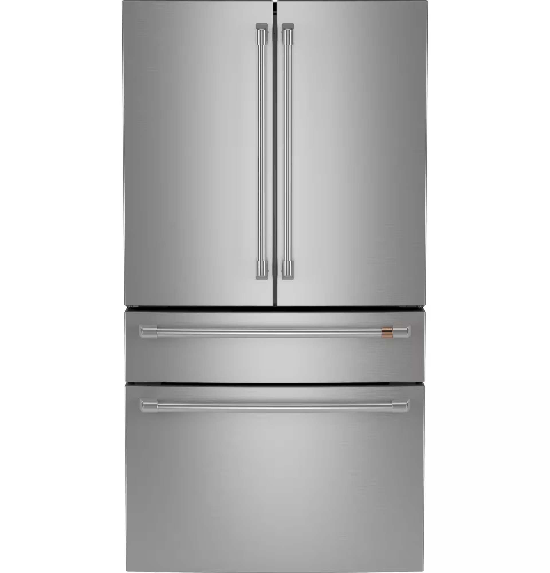 Café - 23.2 Cu. Ft. 4-Door French Door Counter-Depth Smart Refrigerator with Dual Dispense AutoFill Pitcher - Stainless Steel | Best Buy U.S.