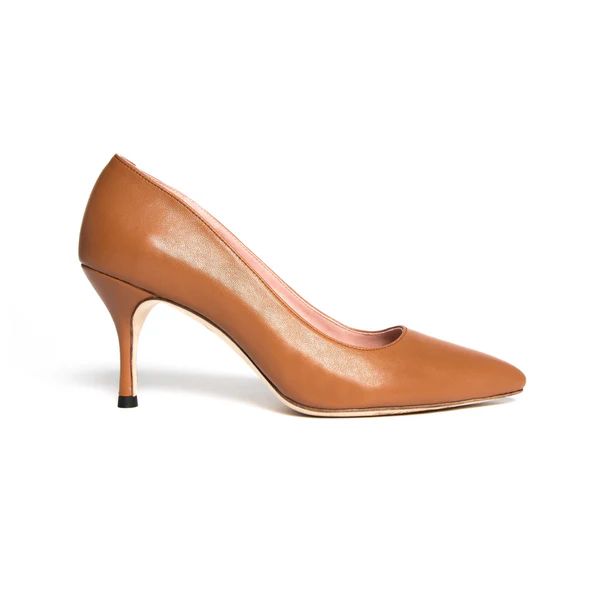 Courageous Caramel Leather Pump | ALLY Shoes