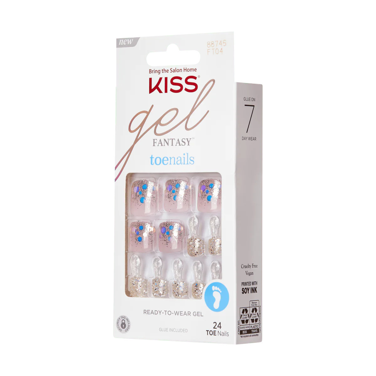 KISS Gel Fantasy Toenails - Wishing Well | KISS, imPRESS, JOAH