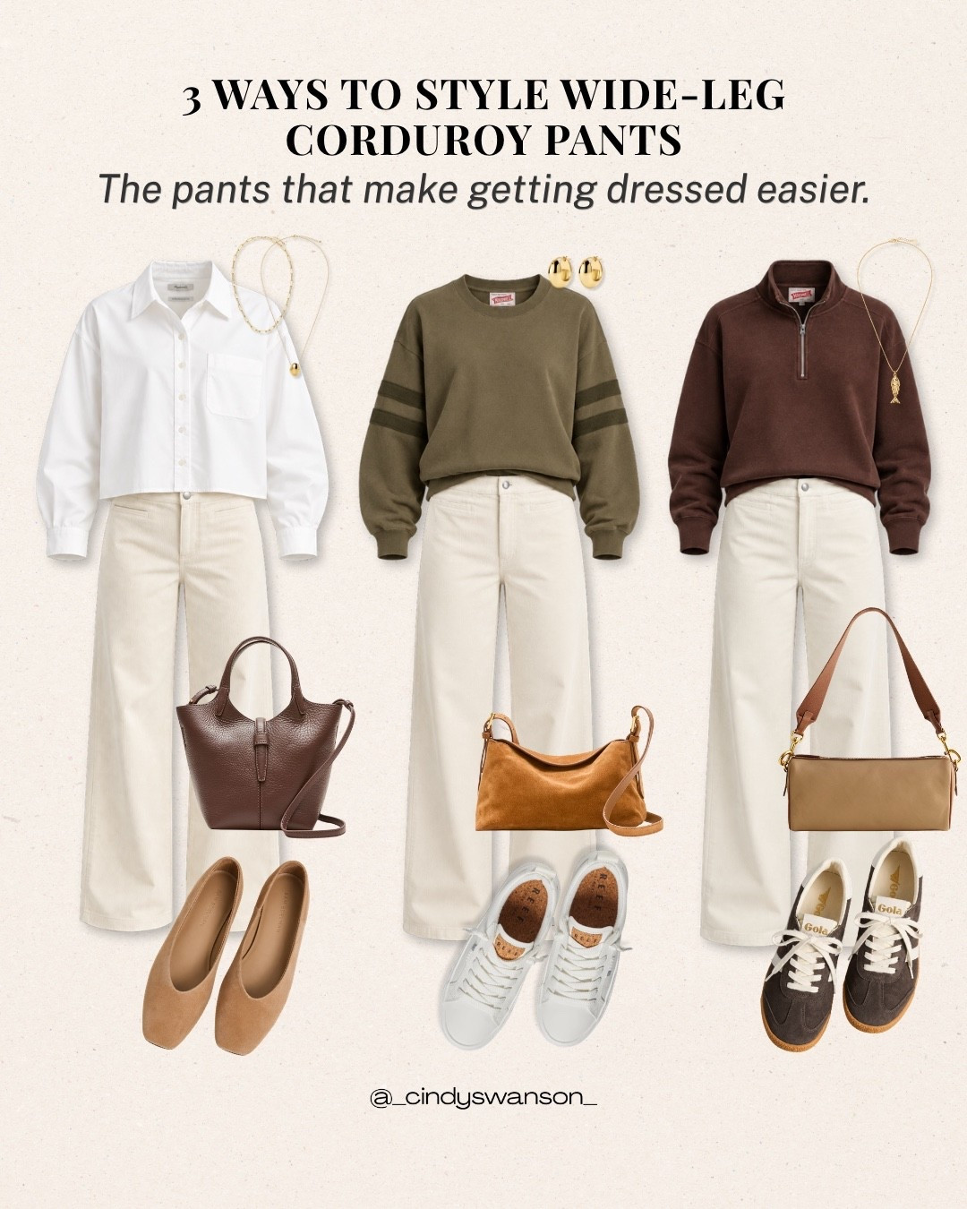 These wide-leg corduroy pants are such a versatile fall staple, and I love the warm ivory color. They can feel polished with a crisp white shirt and flats, casual with a relaxed sweater and sneakers, or cozy with a chocolate quarter-zip. Madewell’s Insider Event is currently 25% off, so it’s a nice time to pick up a pair if they’ve been on your list.

#LTKootd #LTKSeasonal #LTKSaleAlert