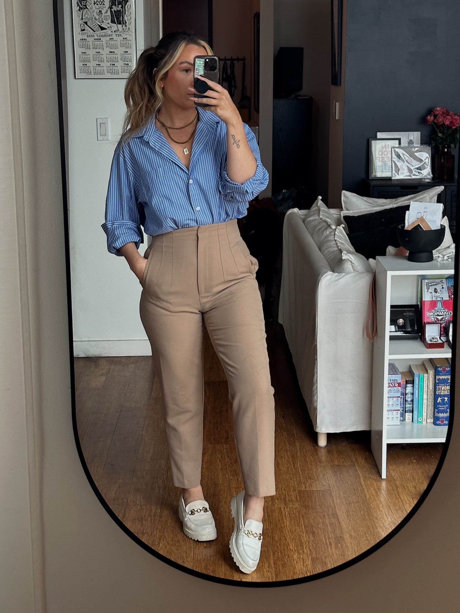 shirt - gap
pants - zara
loafers - circus 

#LTKWorkwear #LTKFindsUnder50 #LTKStyleTip