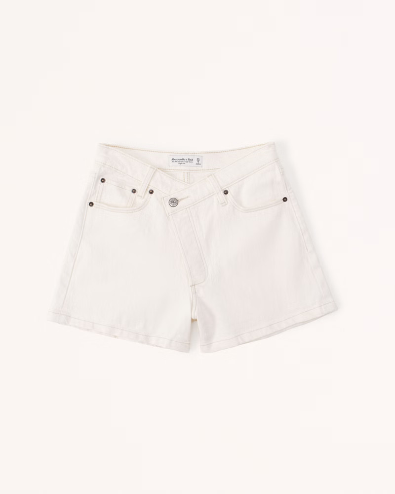 High Rise 90s Cutoff Shorts | Abercrombie & Fitch (US)