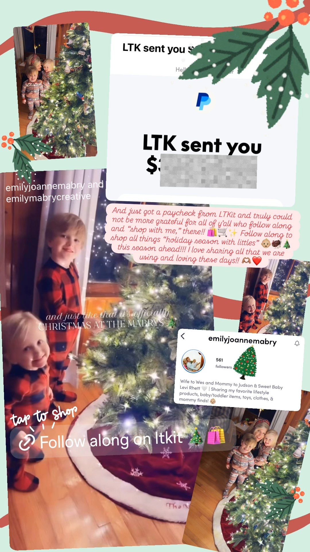 And just got a paycheck from LTKit and truly could not be more grateful for all of y’all who follow along and “shop with me,” there!! 🛍️🛒✨ Follow along to shop all things “holiday season with littles” 👶🏼🦃🎄 this season ahead!!! I love sharing all that we are using and loving these days!! 🫶🏽❤️