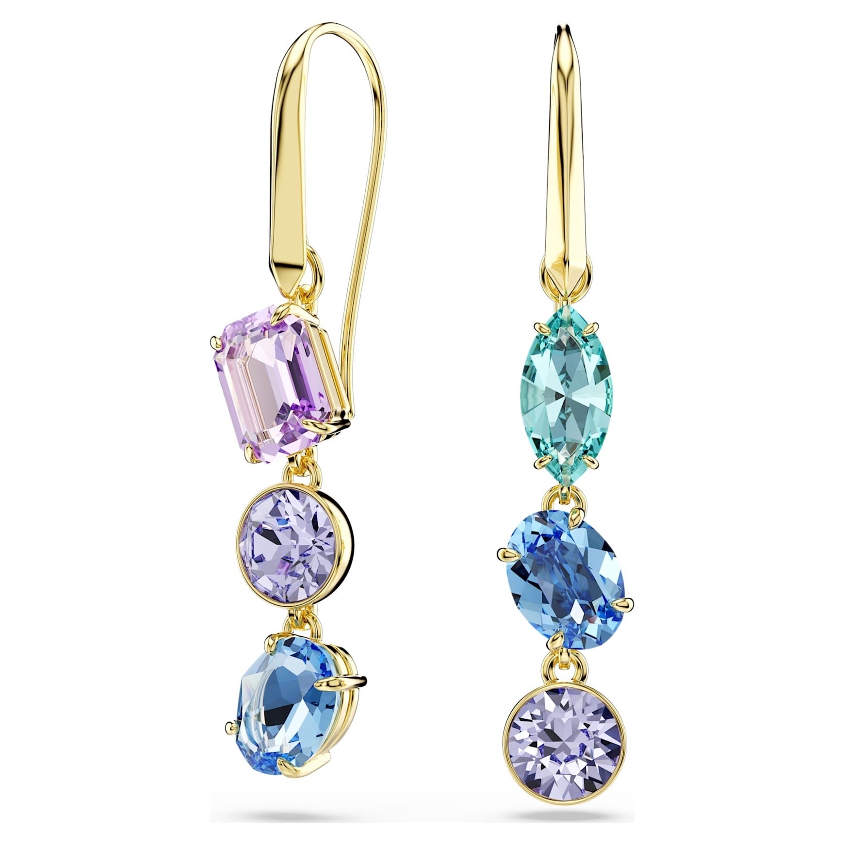 These asymmetrical crystal drop earrings feature mixed-cut stones and a luminous gold-tone finish, creating a bold statement accessory perfect for parties, concerts, and elevated evening looks ✨ Under $200.

Keywords:

* crystal drop earrings
* asymmetrical earrings
* statement earrings
* multicolor crystal jewelry
* gold tone earrings
* designer inspired jewelry
* glamorous accessories
* luxury fashion jewelry
* mixed cut crystals
* bold feminine jewelry
* artistic jewelry design
* colorful statement accessories

#LTKootd #LTKgrwm #LTKWedding