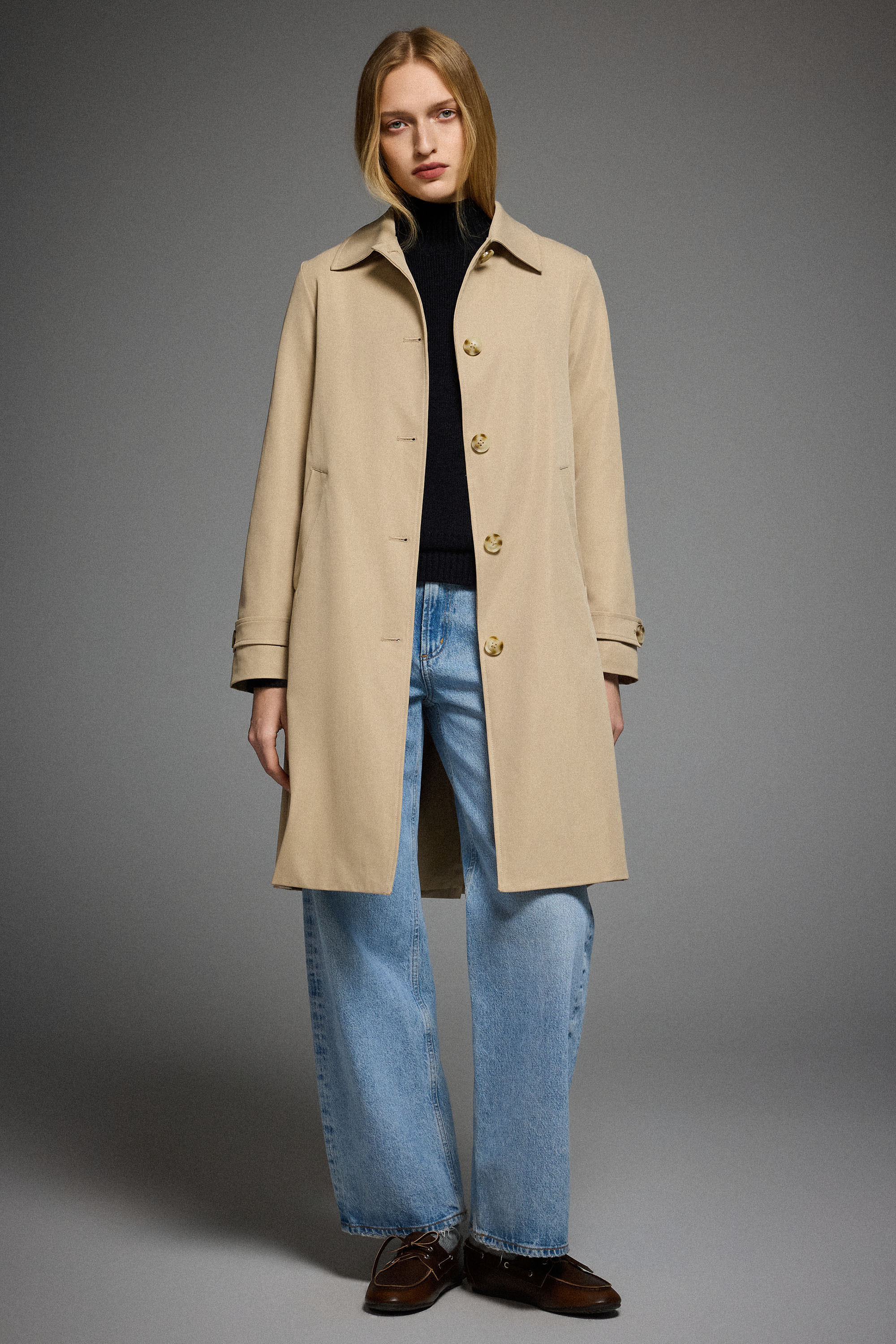 Orolay Women's Mid Long Single-Breasted Trench Coat | Orolay