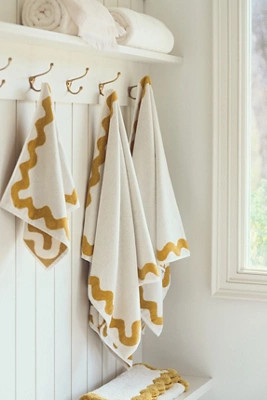 Maeve by Anthropologie Scalloped Cotton Towel Collection | Anthropologie (US)